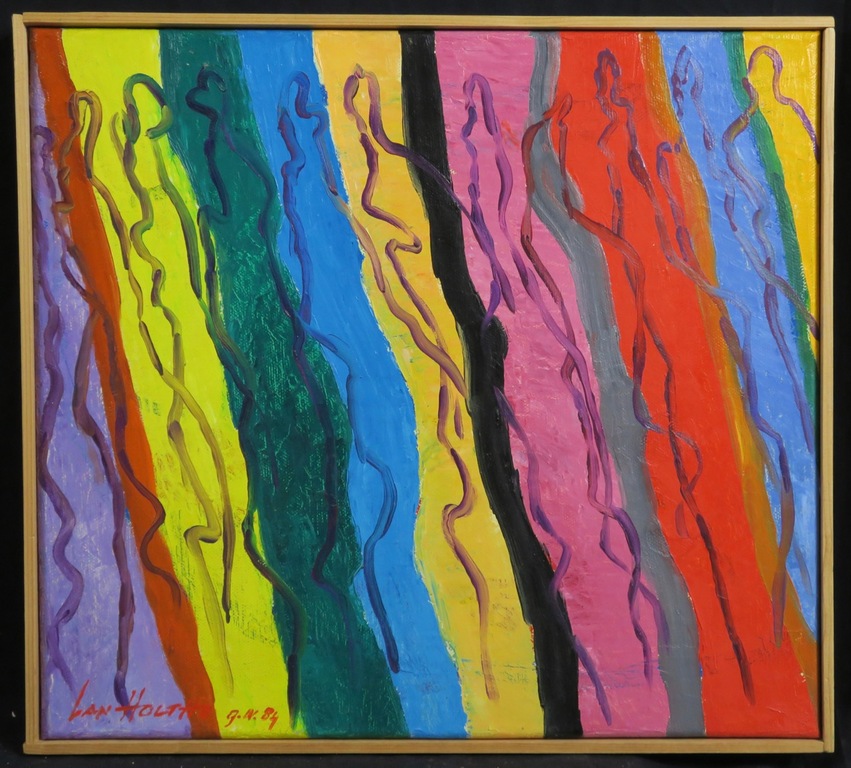 Jan van Holthe: Olieverf op doek, Figurines - Ingelijst kopen? Bied vanaf 1!