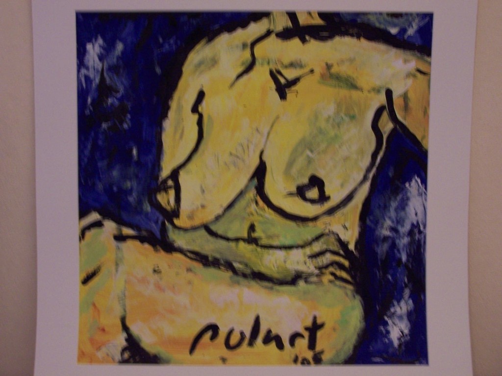"YELLOW"LADY naar Michel Pol  "POLART" verkocht voor € 45!