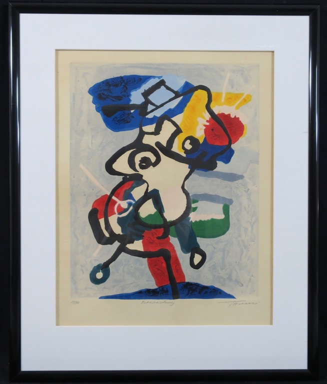 Jan Tormi: Carborundum, Entscheidung - Ingelijst verkocht voor € 60!