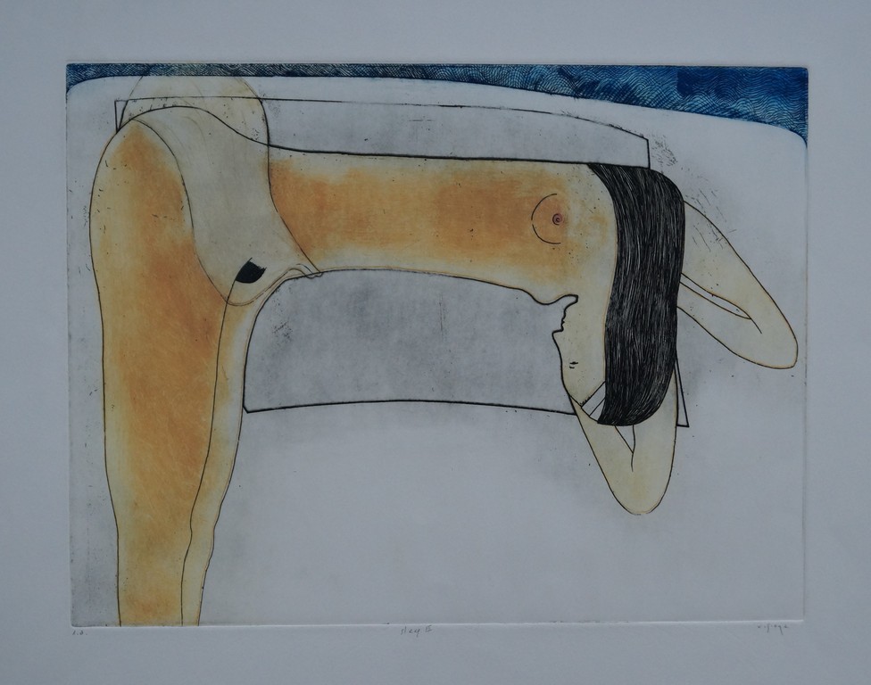 Mark Visione - gesigneerde ets - sleep II kopen? Bied vanaf 25!