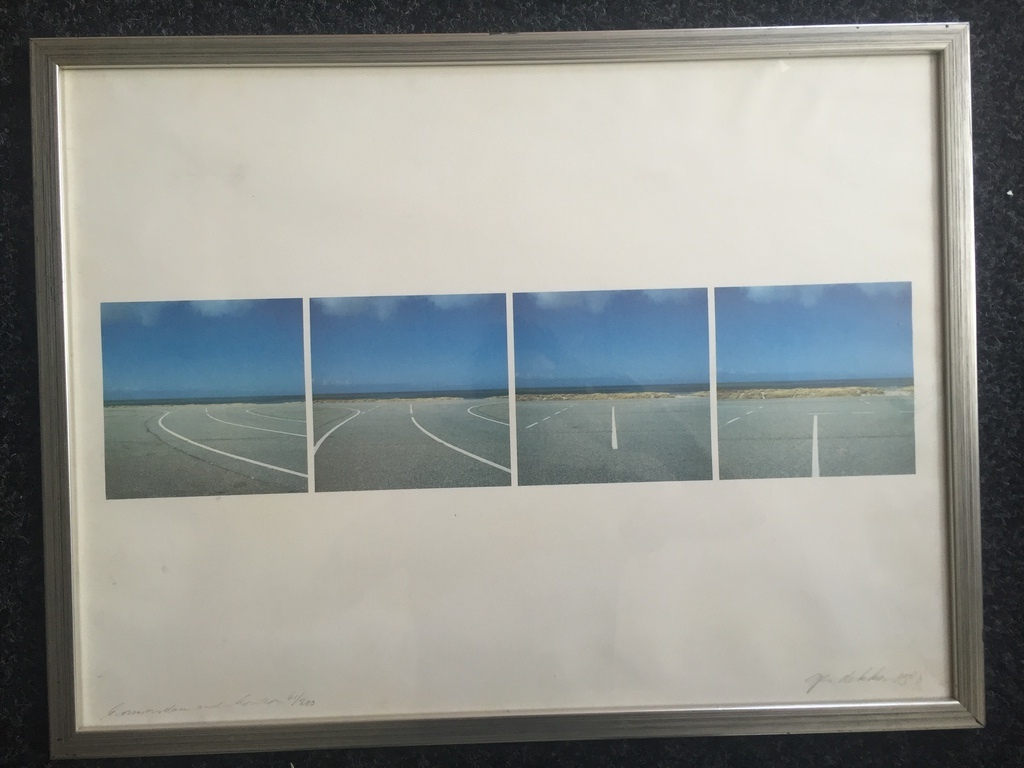 Ger Dekkers  litho/zeefdruk  Brouwersdam and horizon verkocht voor € 36!