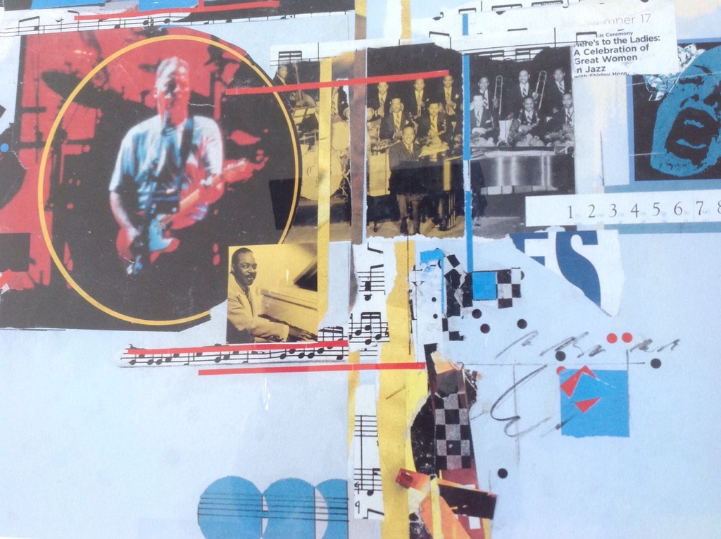 Sam Middleton: Zeefdruk , Jazz groot werk 115 x 75 cm  kopen? Bied vanaf 125!