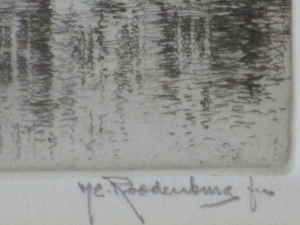 H.E.Roodenburg, Torentje Buitenhof Den Haag, Ets kopen? Bied vanaf 35!