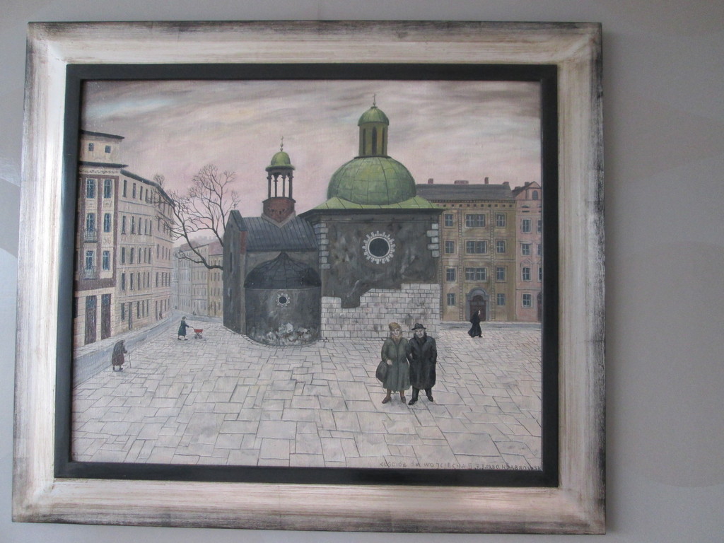 Halina Dabrowska: Krakau, olieverf op doek kopen? Bied vanaf 100!