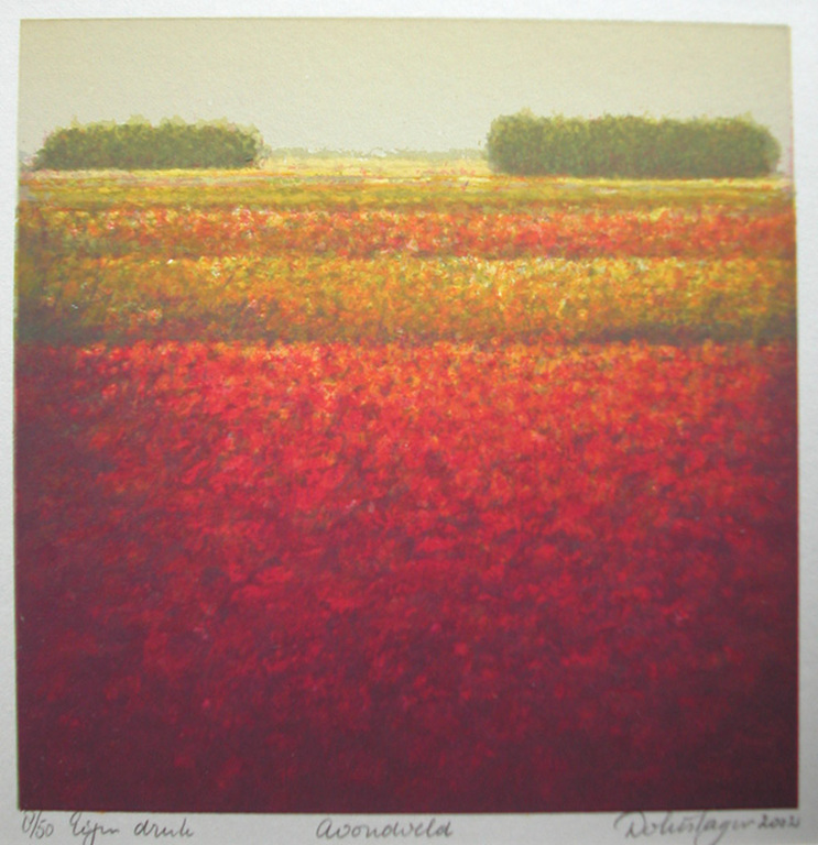 Hans Doliesalger, Avondveld, grafiek verkocht voor € 40!