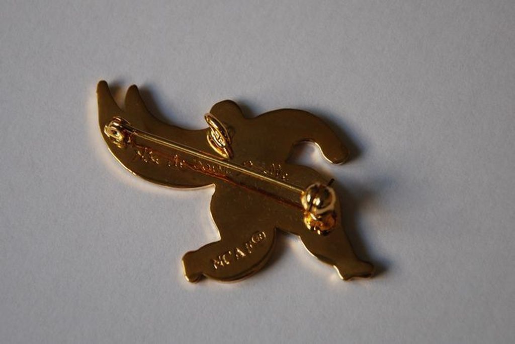 Niki de Saint Phalle: Mi-Femme Mi-Ange - broche/hanger - 1984. kopen? Bied vanaf 135!
