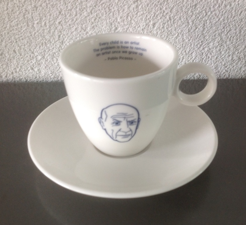 Picasso e.a. - vier kop en schotels, keramiek kopen? Bied vanaf 16!