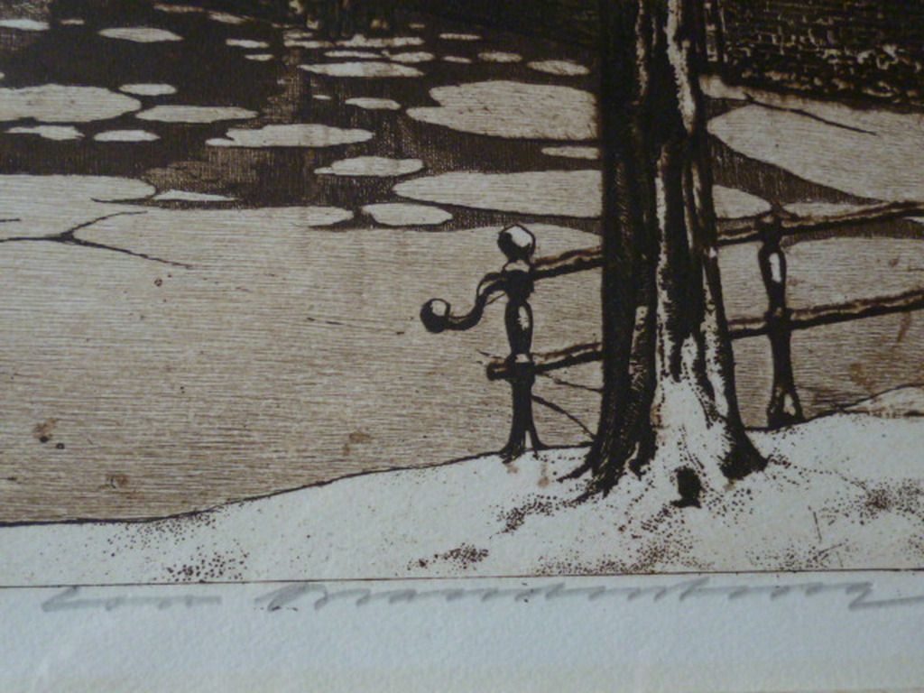 Cornelis Brandenburg - ets - Leidsche gracht kopen? Bied vanaf 85!