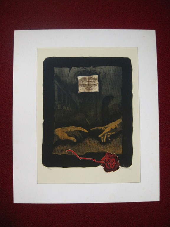 Originele gesignerde Litho van Spaans Hollandse graficus Manuel Menan 1946-1994  kopen? Bied vanaf 1!