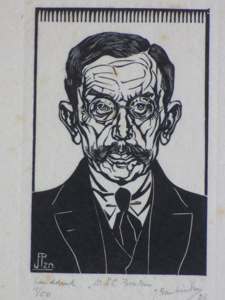 Jan Franken Pzn, Dr. P.C.Boutens, Houtsnede kopen? Bied vanaf 1!