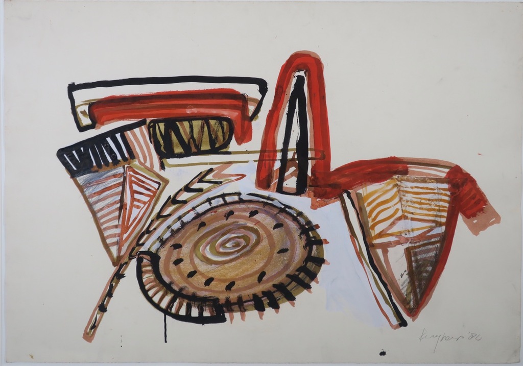 Theo Kuijpers: Gouache, Z.T. - Ingelijst (Groot) kopen? Bied vanaf 250!