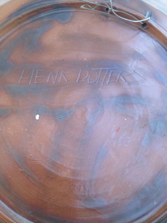 Henk Potters, groot jubileum wandbord kopen? Bied vanaf 1!