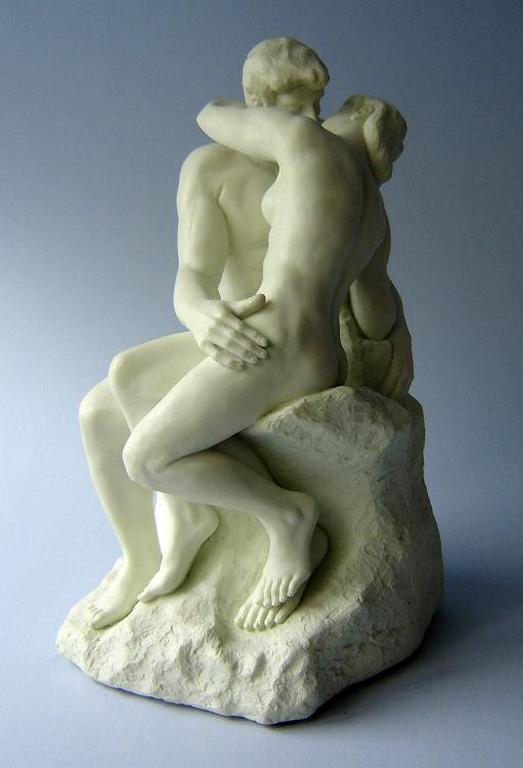 AUGUSTE RODIN, zeer mooi beeld XL De Kus - Le Baiser kopen? Bied vanaf 1!
