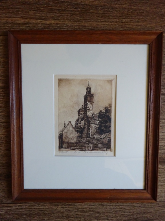 Corn. Brandenburg ( 1884 - 1954 ) - Nicolaaskerk Utrecht verkocht voor € 35!