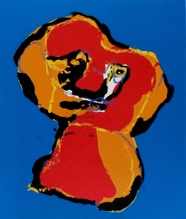 Karel Appel - zeefdruk kopen? Bied vanaf 175!