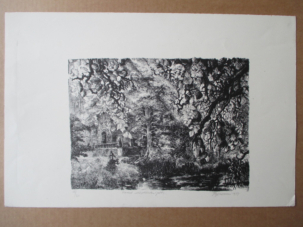 Onbekend, litho Kasteel Mögellander Jutland kopen? Bied vanaf 10!