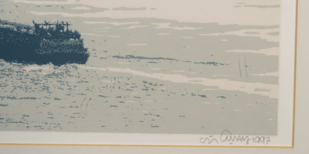 Clemens Zijlmans: Zeefdruk, Z.T. - Ingelijst kopen? Bied vanaf 35!