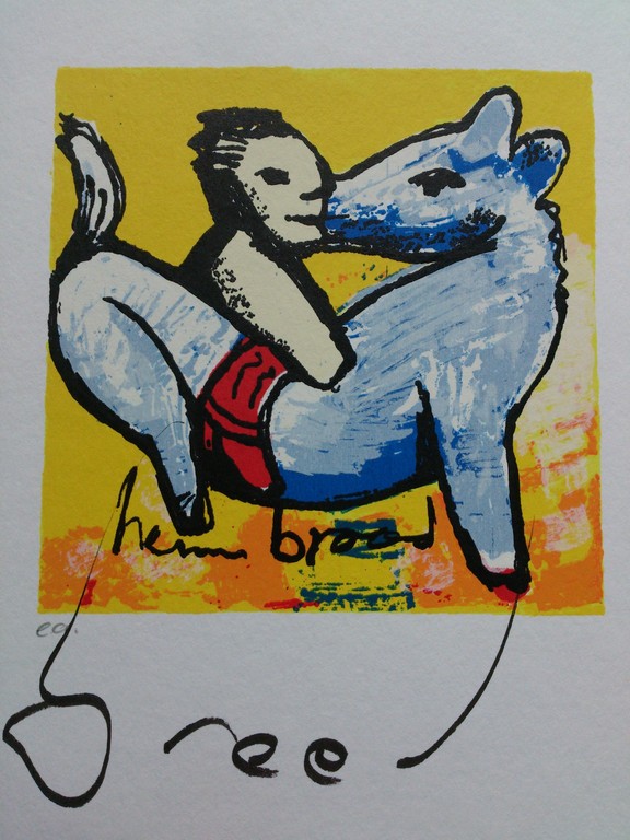 Herman Brood, zeefdruk, Horse Power kopen? Bied vanaf 50!