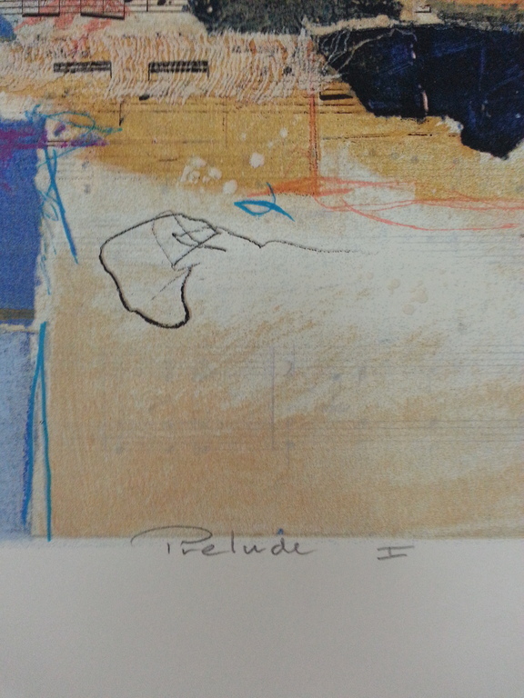 Ron van der Werf  -  zeefdruk 'Prelude 1'  kopen? Bied vanaf 40!
