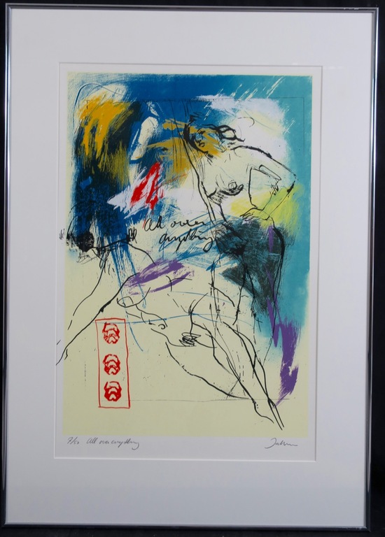 Jochum Bakker: Zeefdruk, All over anything - Ingelijst kopen? Bied vanaf 40!