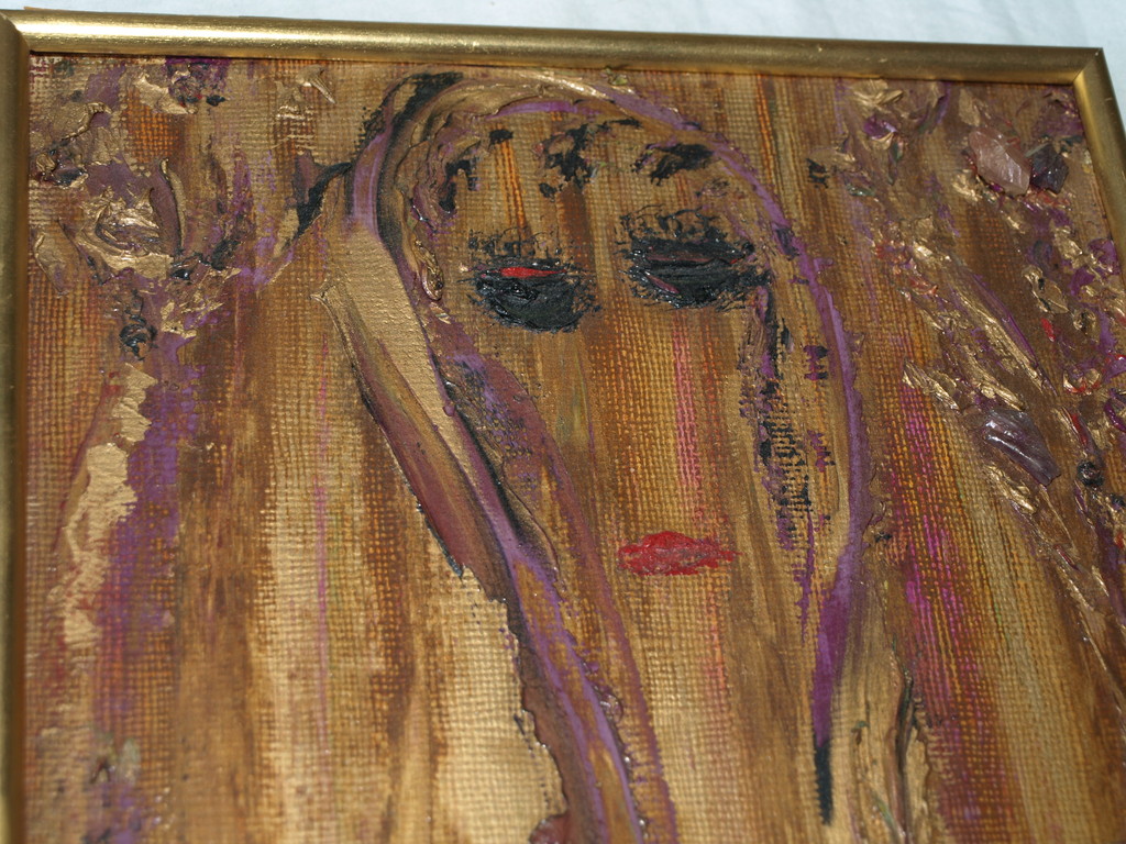 Margje Toonder-Herblot (1908-1991): gemengde techniek – Vrouw – 1969  kopen? Bied vanaf 1!