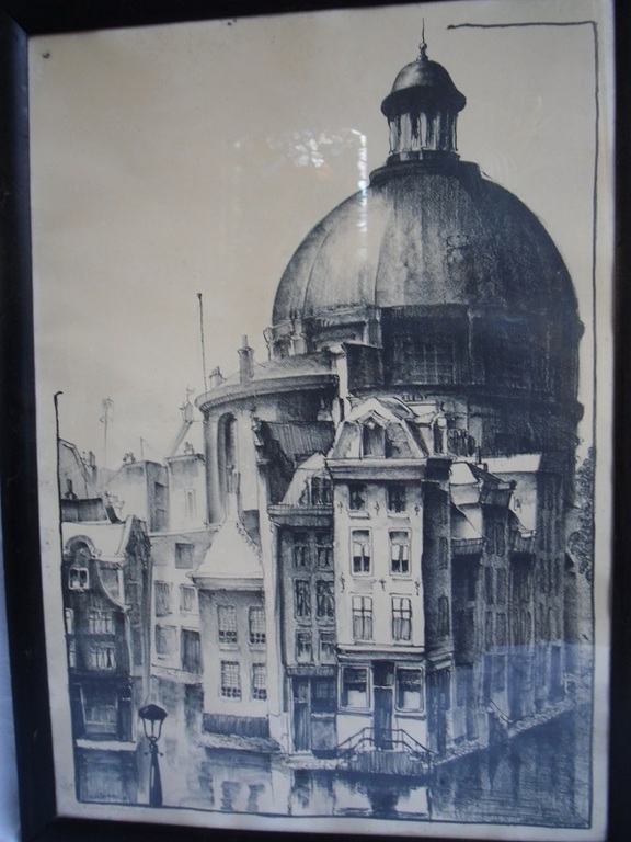 Reinier Wijnand Snapper: Gravure, Koepelkerk Amsterdam kopen? Bied vanaf 30!