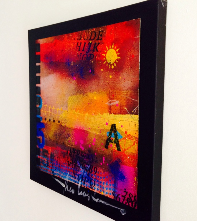 Theo koster, gemengde techniek, never land kopen? Bied vanaf 1!