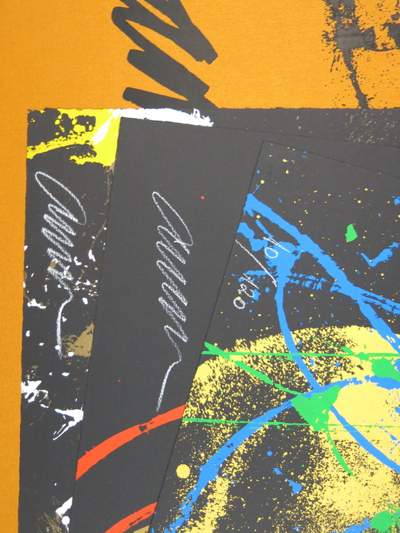 Arman: Portfolio met 3 zeefdrukken, Melody for Strings (Zeer groot) kopen? Bied vanaf 750!