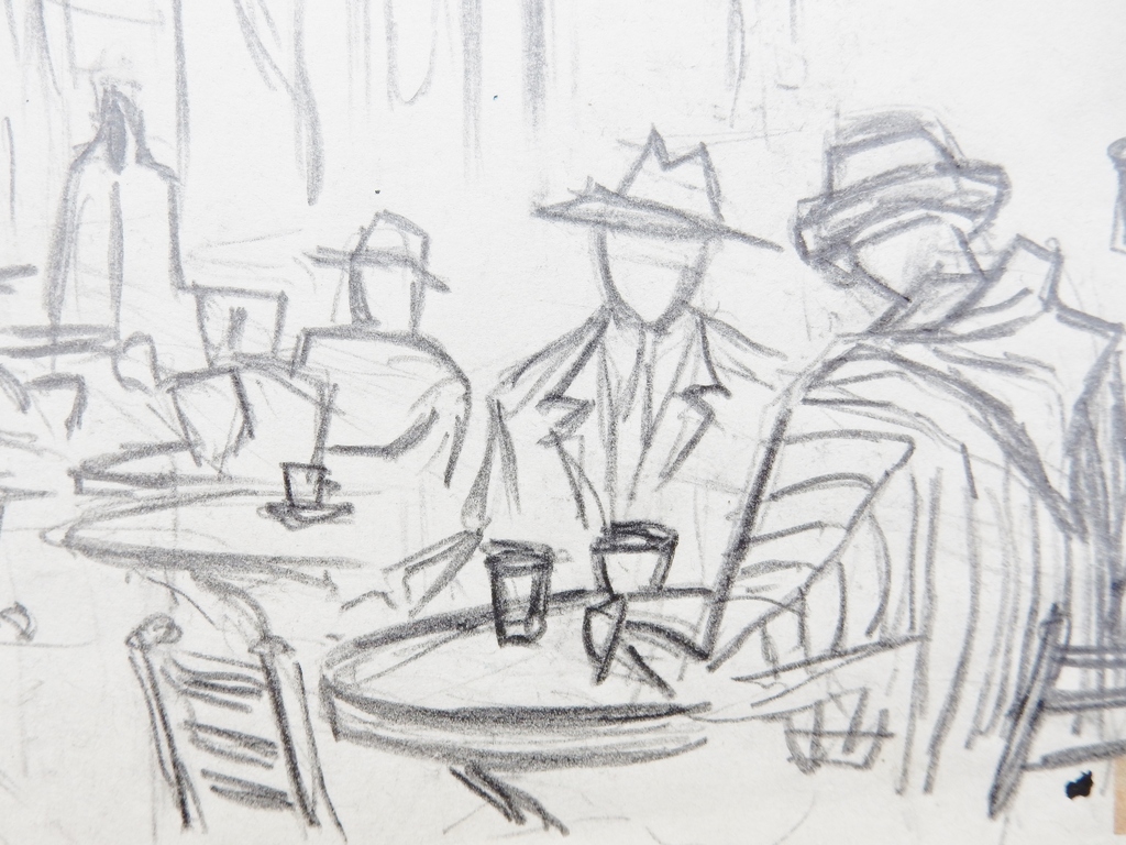 Gras Heyen (1917-1988) - Tekening Parijs kopen? Bied vanaf 90!