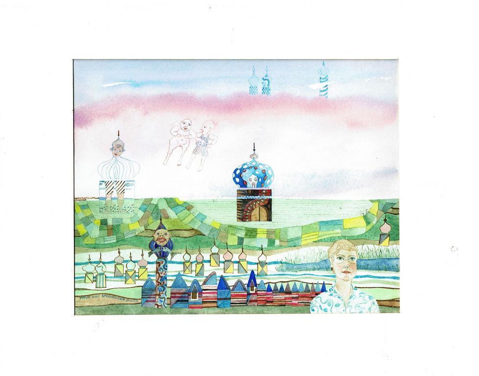 Marie Anne Steenhuizen-Aquarel-1976-Gesigneerd  kopen? Bied vanaf 50!