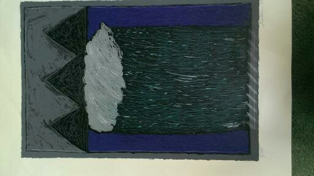 Ahmad Baldin : Zeefdruk , 1994 , groot formaat kopen? Bied vanaf 55!