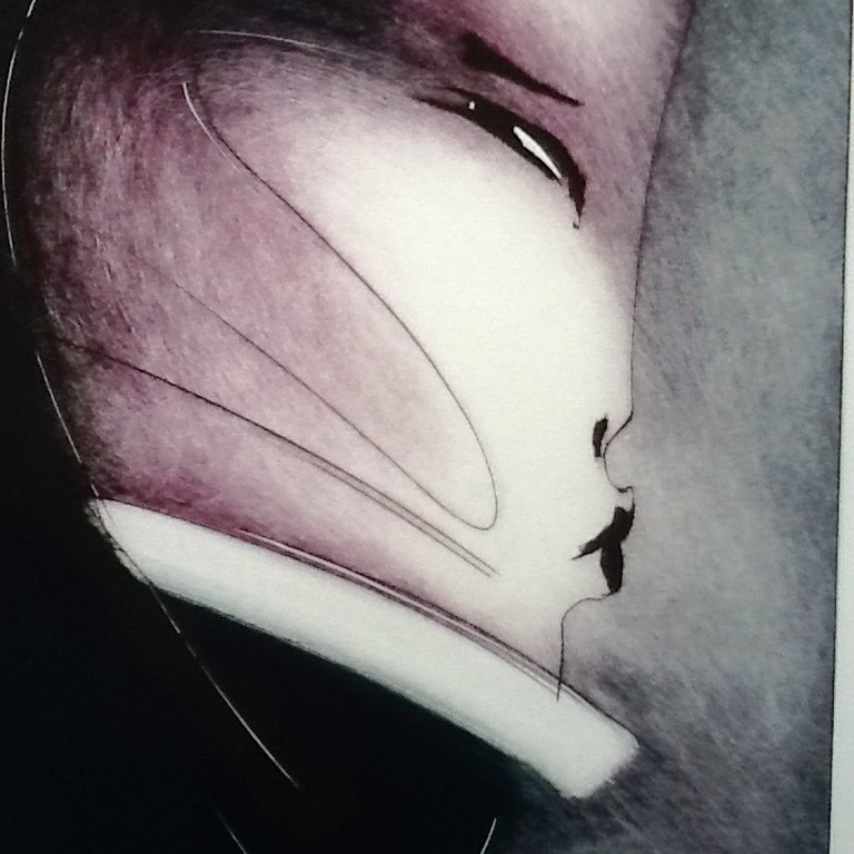 Dana Andreev, ingekleurde ets, Temptation, gesigneerd kopen? Bied vanaf 65!