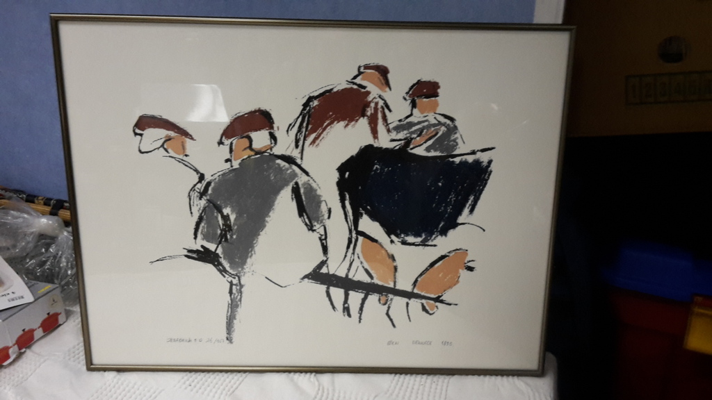 ellen meuwese, eigen zeefdruk,nr 26/100, handjeklap op de veemarkt 1993 kopen? Bied vanaf 10!