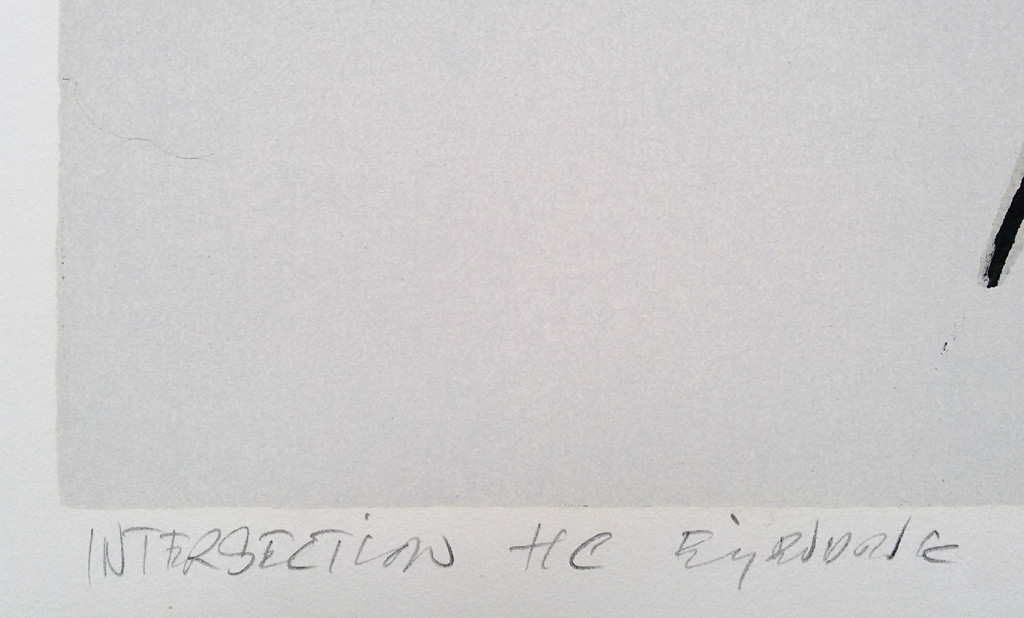 Fon Klement - Intersection, hoogdruk boardsnede kopen? Bied vanaf 175!