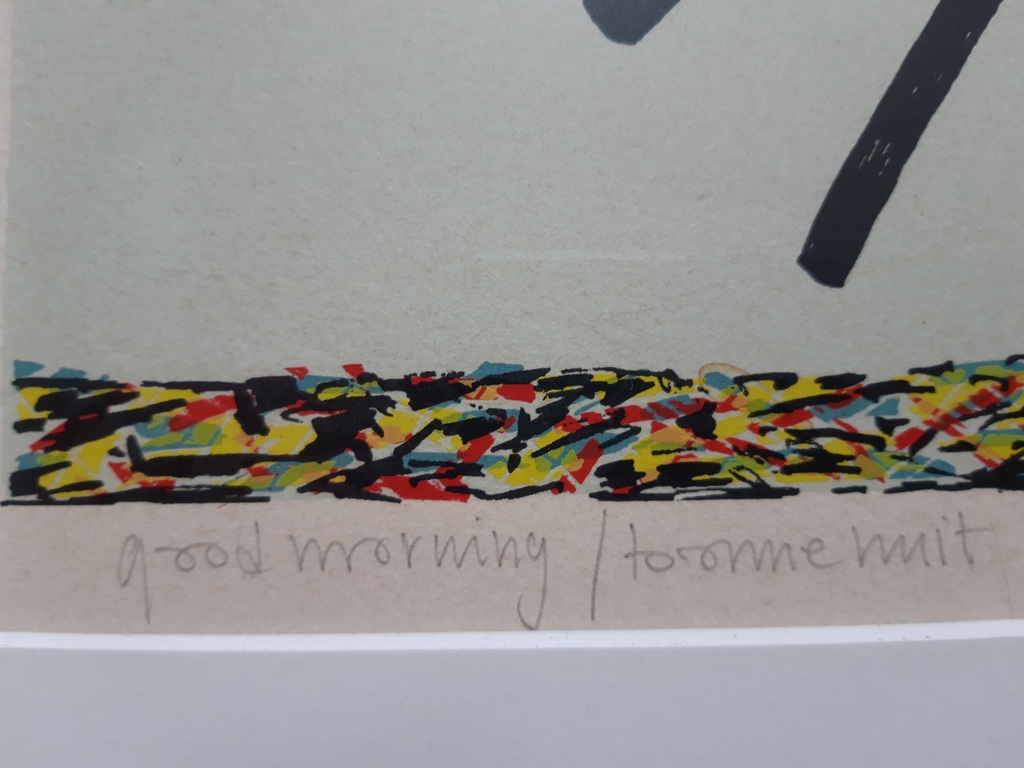 Hans Wap - Hans Wap - Good morning / bonne nuit - zeefdruk kopen? Bied vanaf 35!