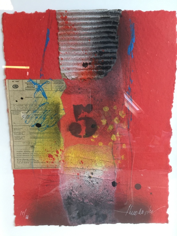 Theo Koster - Theo Koster | Zeefdruk (ingelijst) | Titel '5' | 30x40 cm | Oplage 28 nr 15 kopen? Bied vanaf 100!