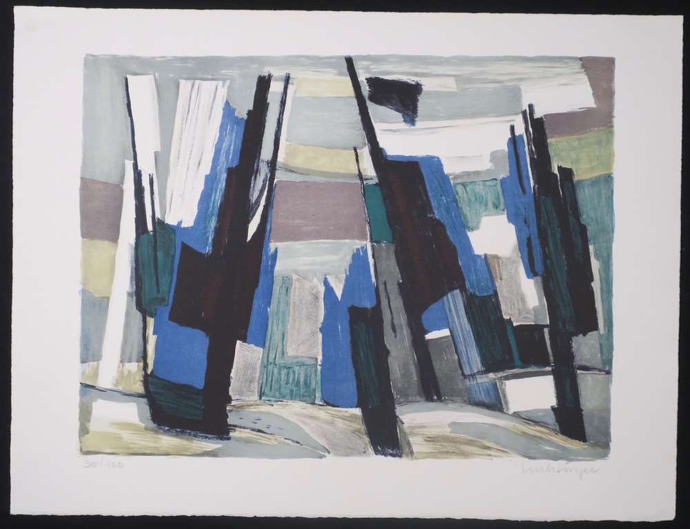 Onbekend gesigneerd: Zeefdruk, Z.T. kopen? Bied vanaf 1!