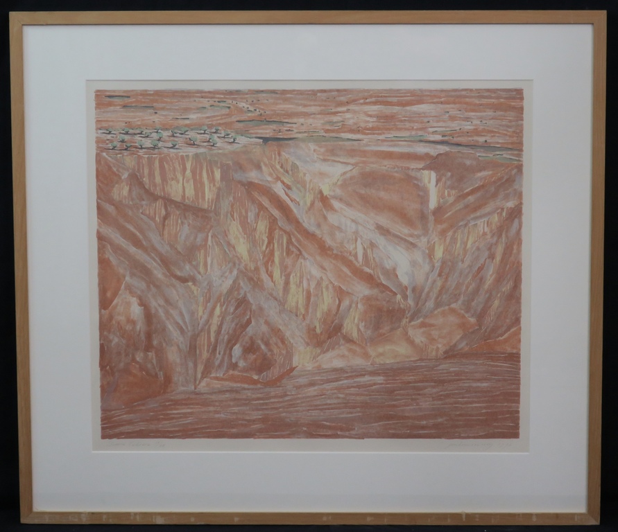 Jan Hein van Rooy: Litho, Sierra Cabrera -Ingelijst kopen? Bied vanaf 20!