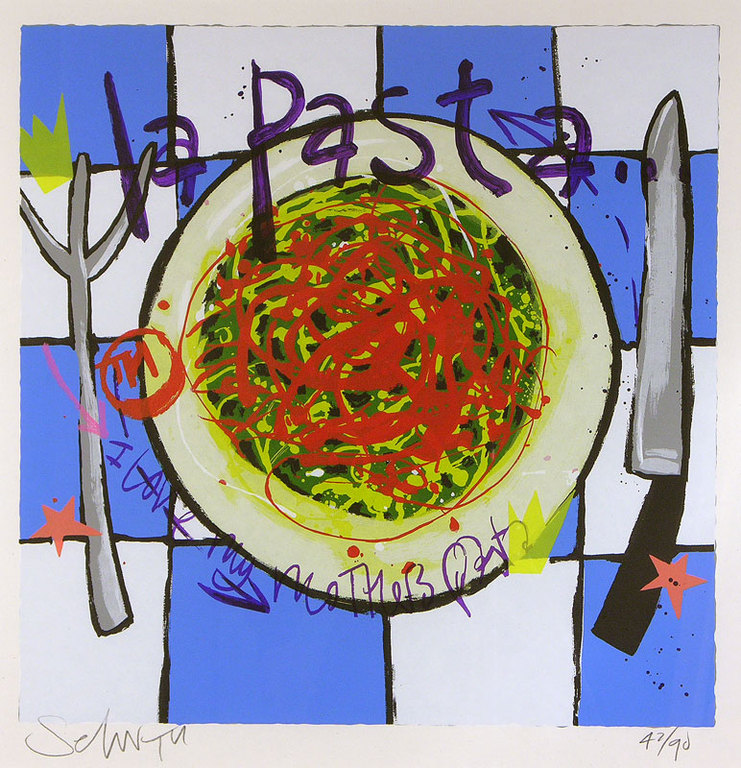 Selwyn Senatori: Zeefdruk, La Pasta verkocht voor € 120!