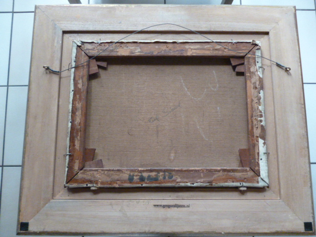 A.M. Gorter - olieverf - De Vordense beek in de herfst kopen? Bied vanaf 1750!