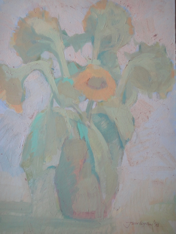 Jan Verheijen, olieverf op board, tulpen in vaas II kopen? Bied vanaf 1!