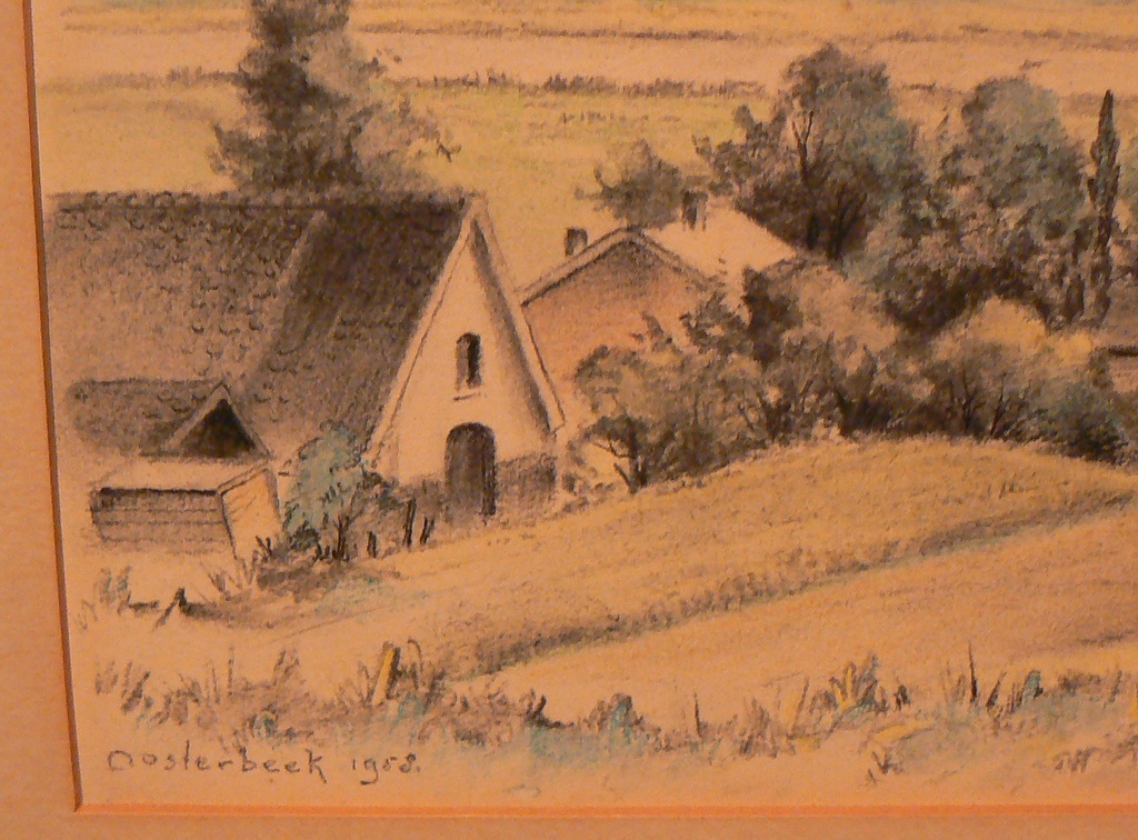 Herman Romijn (1892-1959)  --  pasteltekening  --  Oosterbeek 1958 kaufen? Bieten Sie von 35!