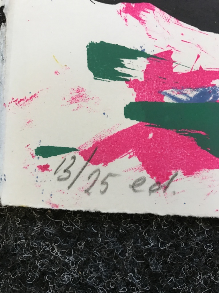 Bep Toscani  originele zeefdruk/ Litho Eigen druk 1984 kopen? Bied vanaf 1!