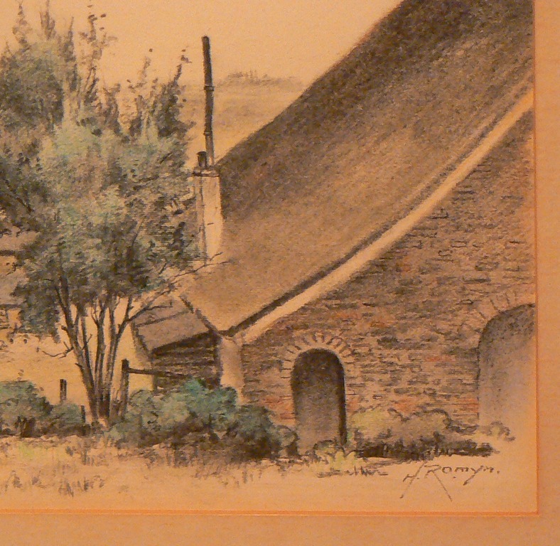 Herman Romijn (1892-1959)  --  pasteltekening  --  Oosterbeek 1958 kaufen? Bieten Sie von 35!