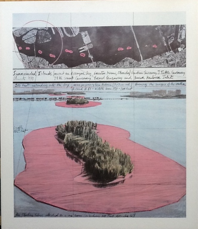 Christo, Surrounded Islands, op board verkocht voor € 50!