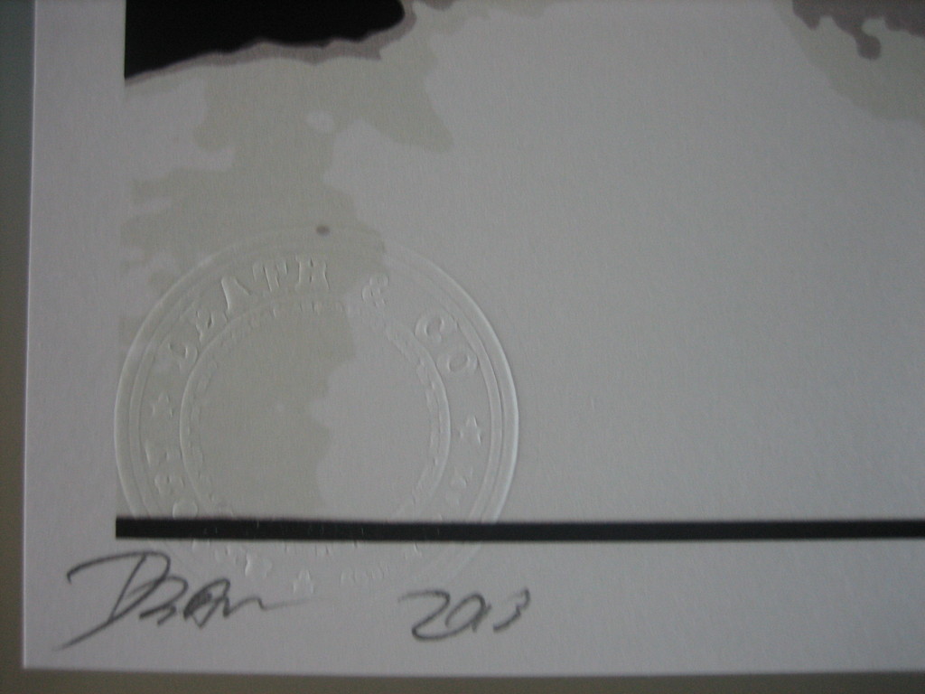 DEATH NYC Limited Edition Art print Graffiti Signed "Monroe G" Rare 2013 kopen? Bied vanaf 1!