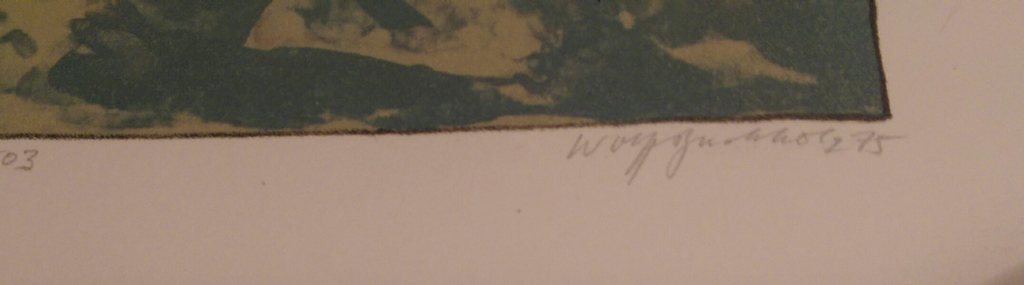 Wolf Buchholz-kleurenlitho kopen? Bied vanaf 1!