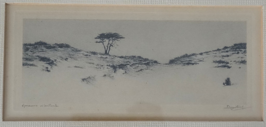 Dirk Harting - Duinlandschap Ets  (Epreuve d'artiste)  kopen? Bied vanaf 35!