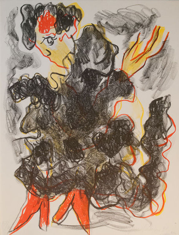 Jan Sierhuis - Spaanse Danseres - Zeefdruk verkocht voor € 61!