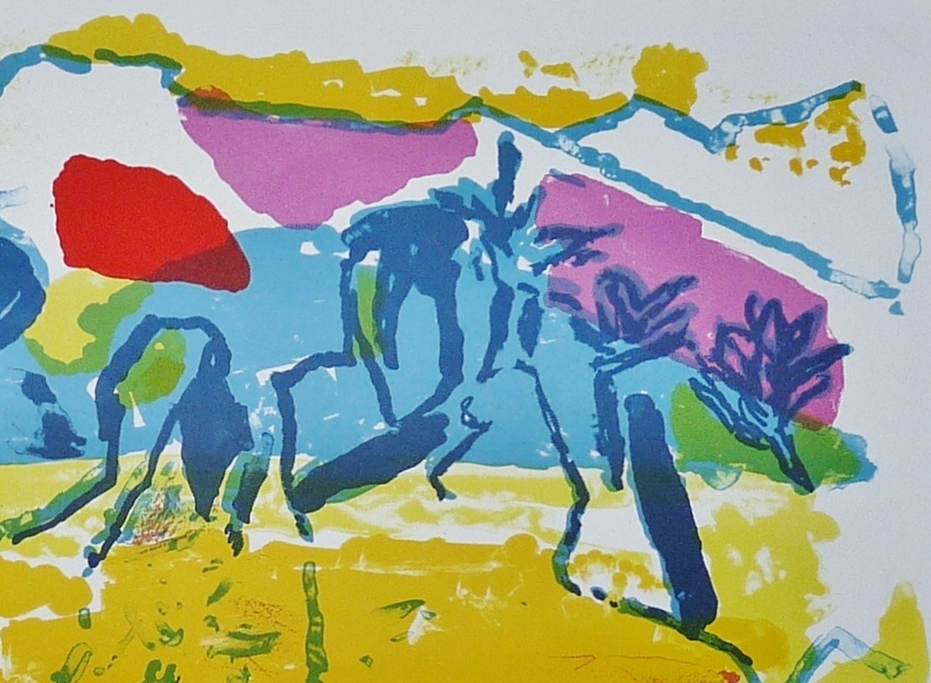 Pieter Defesche, kleurenlitho, zonder titel, 1998, oplage 100 ex. kopen? Bied vanaf 45!